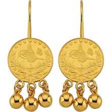 Bilezikhane Reşat Küpe Üç Toplu 6.00 Gram 22 Ayar Altın