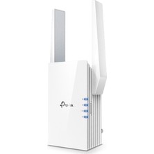 TP-Link RE505X, AX1500 Mbps, Geniş Bant/Wi-Fi Genişletici, 1 Gigabit Bağlantı Noktası ve 2 Harici Anten ile Güçlendirici/Hotspot, Dahili Erişim Noktası Modu, Wi-Fi 6 Menzil Genişletici