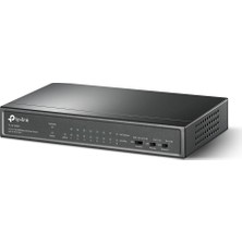 TP-LINK TL-SF1009P. 9-Port 10/100Mbps Masaüstü Switch with 8-Port PoE+