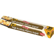 To-Fi-Ta Hazır Kesilmiş Yağlı Pişirme Kağıdı 20'li (20 Yaprak) 42X37 cm