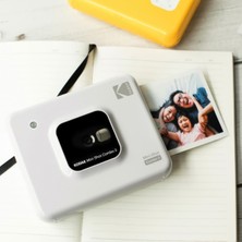 Kodak Mini Shot Combo 3 - C300 Anında Baskı Dijital Fotoğraf Makinesi - Beyaz