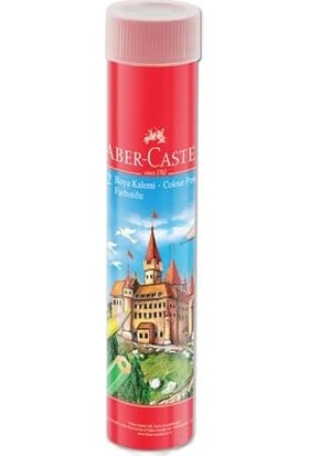 Faber-Castell Metal Tüpte Kuru Boya Kalemi 12 Renk Tam Boy