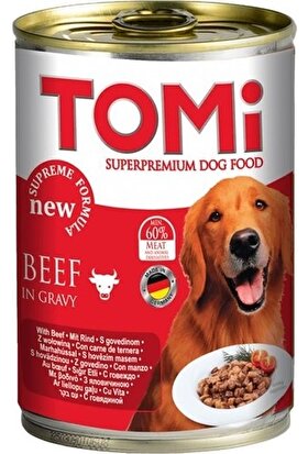 Tomi Sığırlı Köpek Konservesi 400 gr