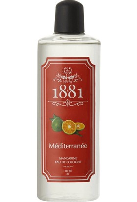 1881 Mediterranee Mandarina 80 Derce Kolanya 250 ml Cam Şişe