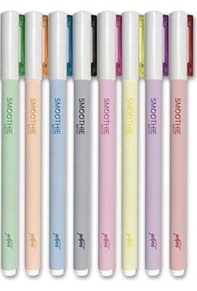Scrikss Smoothie Jel Kalem 0.7 mm 8'li