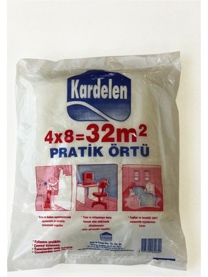 Kardelen 32 Metrekare Pratik Örtü Extra Dayanıklı ve Çevreyi Kirletmeyen Kullanım Kolaylığı Sunar