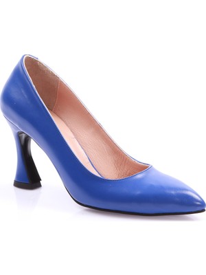 Osso Koyu Mavi Kadın Stiletto Ayakkabı 202127103
