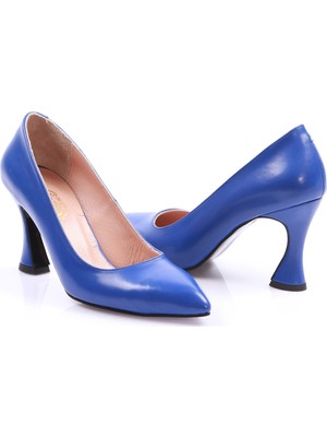 Osso Koyu Mavi Kadın Stiletto Ayakkabı 202127103