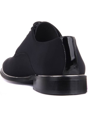 Fosco Bağcıklı Siyah Tekstil Erkek Klasik Ayakkabı 8003 505 430