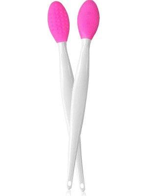 Melek Siyah Nokta Temizleme Aleti Kore Dudak Peeling Fırçası - Pembe