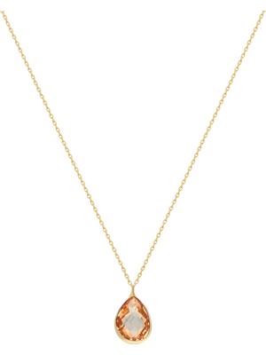 Glorria Altın Damla Kolye