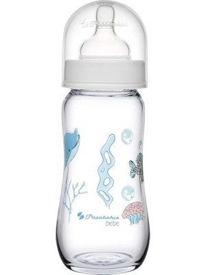 Paşabahçe Cam Biberon 240 ml Desenli Bpa Free 1 Adet