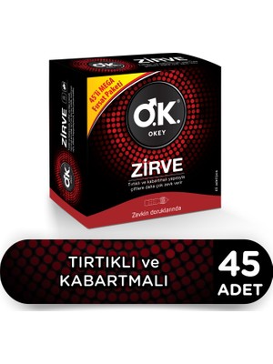Okey Zirve 45'li Prezervatif Avantaj Paketi