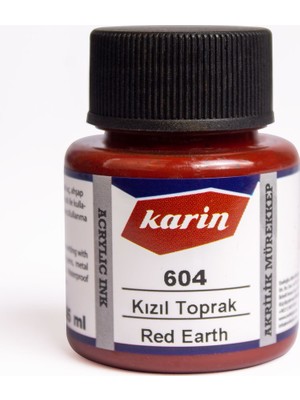 Karin Hat Mürekkebi 45 ml Kızıl Toprak