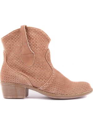 Sail Lakers - Taba Nubuk Fermuarsız Kadın Yaz Botu