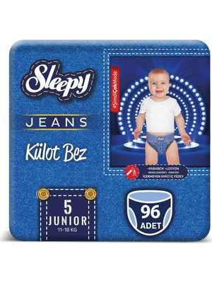 Sleepy Jeans Külot Bez 5 Numara Junıor 4'Lü Jumbo 11 - 18 Kg