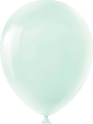 Kikajoy 100'lü Yeşil Pastel Baskısız Makaron Balon