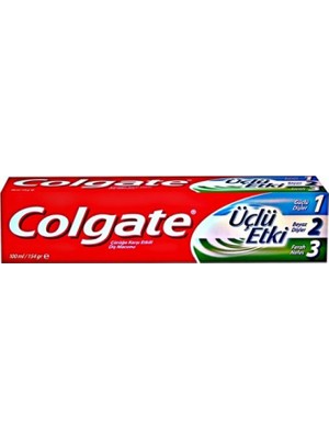 Colgate 3'lü Etki 100 ml Nane Ferah - 12'li Paket