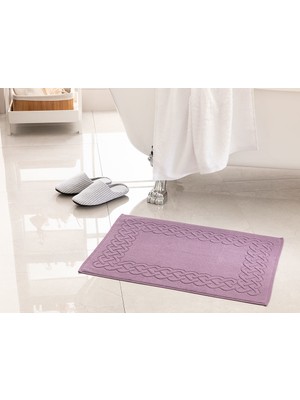 English Home Pure Basic Ayak Havlusu 50x70 Cm Koyu Mor