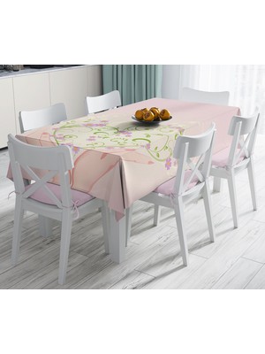 RealHomes Özel Tasarım Dijital Baskılı Leke Tutmaz Masa Örtüsü 120 x 140 cm