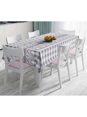 RealHomes Özel Tasarım Dijital Baskılı Dertsiz Masa Örtüsü 120 x 140 cm