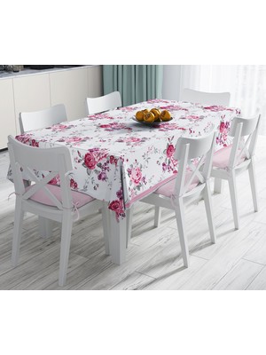 RealHomes Özel Tasarım Dijital Baskılı Leke Tutmaz Masa Örtüsü 120 x 140 cm