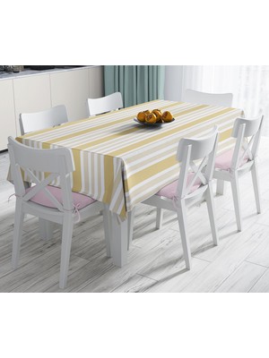 RealHomes Özel Tasarım Dijital Baskılı Leke Tutmaz Masa Örtüsü 120 x 140 cm