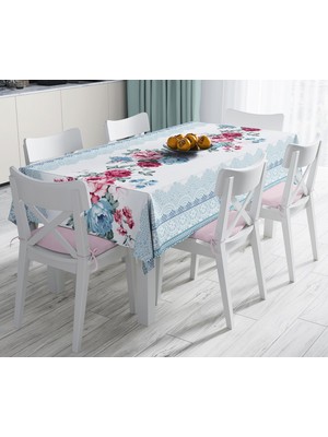 RealHomes Özel Tasarım Dijital Baskılı Leke Tutmaz Masa Örtüsü 120 x 140 cm