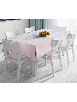 RealHomes Özel Tasarım Dijital Baskılı Leke Tutmaz Masa Örtüsü 120 x 140 cm