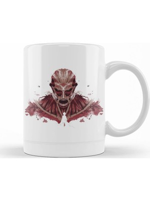 Baskı Dükkanı Attack On Titan Ink On Titan Kupa Bardak Porselen