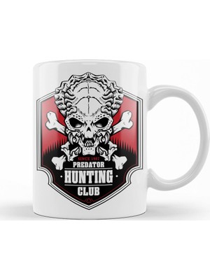Baskı Dükkanı Predator Hunting Club Kupa Bardak Porselen