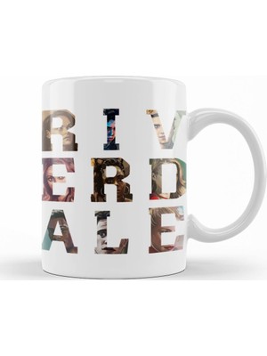 Baskı Dükkanı Riverdale Letter Portraits Kupa Bardak Porselen