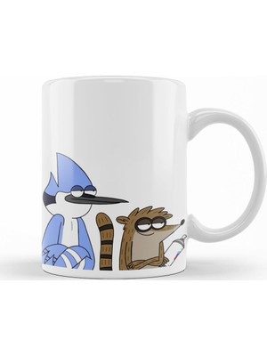 Baskı Dükkanı Regular Show Kupa Bardak Porselen