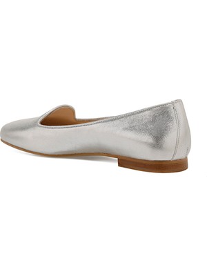 Nine West Yoda Gümüş Kadın Loafer Ayakkabı