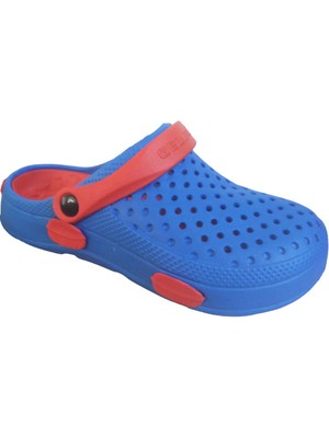 Gezer Crocs 10209 Sabo  Mavi-Kırmızı Terlik