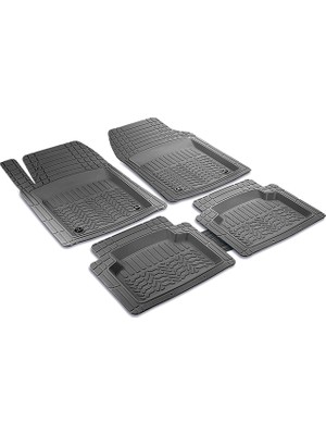 Promats Honda Legend Uyumlu 4d Extra Derin Havuzlu Profesyonel Kauçuk 5 Parça Paspas Siyah