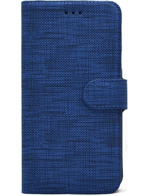 Case Street Oppo Reno 2Z Kılıf Standlı Kartvizitli Exclusive Spor Cüzdan Lacivert