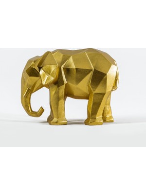 Irma Home  Özel Tasarım Dekoratif Biblo Kare Fil Obje