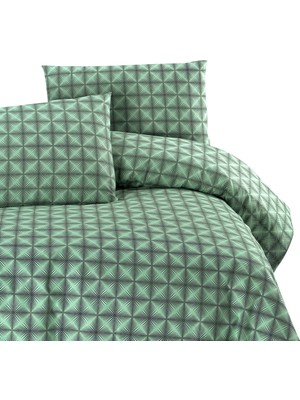 Menderes Home Efekt Yeşil Tek Kişilik Nevresim+Yastık