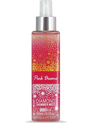 Mara Pink Dreams Diamond Shimmer Mist Vücut Spreyi 150 ml Kadınlar İçin Parlaklık Verici