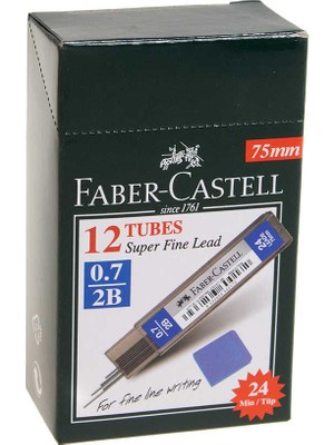 Faber-Castell Süper Fine Lead 2b 0.7 mm Kalem Ucu 12'li