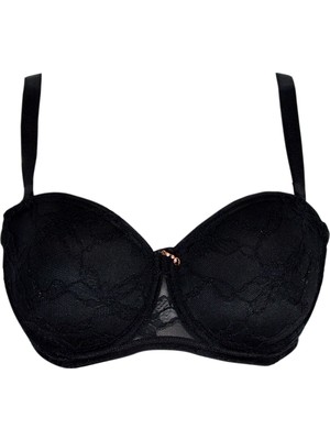 Le Jardin 9350-C Balenli Desteksiz Dantelli Toparlayıcı C Kap Sütyen