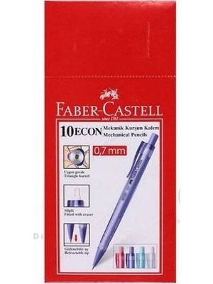 Faber-Castell 1343  Econ Vertasil Uçlu Kalem 0,7 mm 4'lü