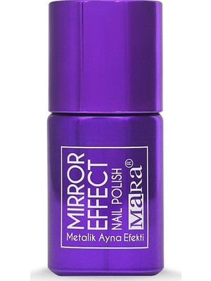 Mara Metalik Ayna Efektli Oje Mor