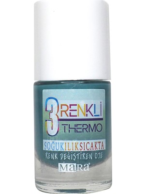 Mara Thermo 3 Renkli Oje Deniz Kum Güneş Temalı 3 Renk 10 ml Yaz Neşesi