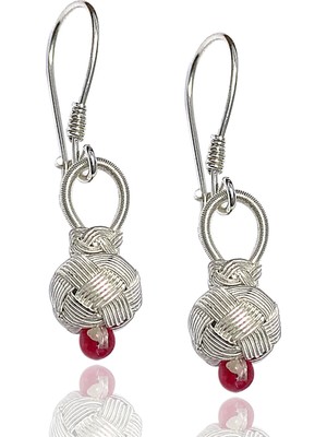 Midyat Nurtaş Gümüş 1000 Ayar Kazaziye Kadın Gümüş Küpe