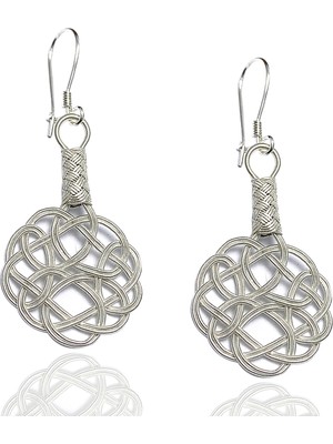 Midyat Nurtaş Gümüş 1000 Ayar Kazaziye Kadın Gümüş Küpe