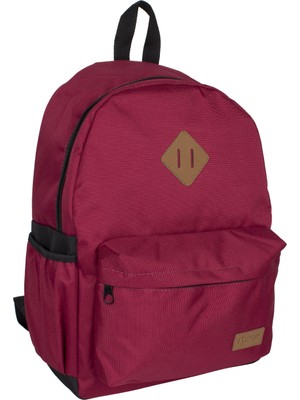 Bagacar 130 Excaption Kırmızı Unisex Günlük ve Okul Sırt Çantası – Su Geçirmez, Pedli Sırt Destekli, Ayarlanabilir Askılı