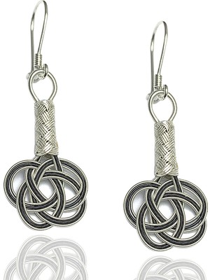 Midyat Nurtaş Gümüş 1000 Ayar Kazaziye Kadın Gümüş Küpe