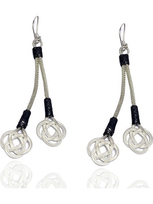 Midyat Nurtaş Gümüş 1000 Ayar Kazaziye Kadın Gümüş Küpe